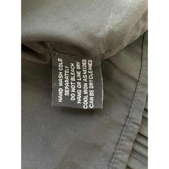 Walter Baker Fritz Blouse Size Small Ruffle Off The Shoulder Black Whimsigoth - Picture 7 of 9